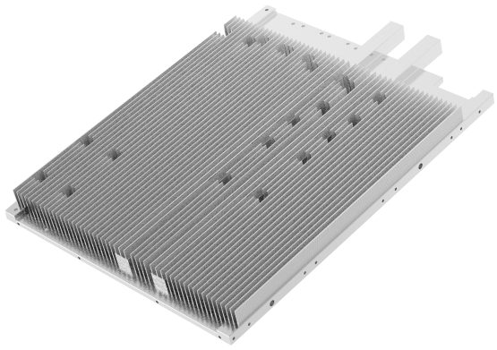 Radiador de refrigeración líquida de aleación de aluminio