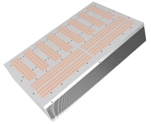 Radiador refrigerado por líquido de aleación de aluminio