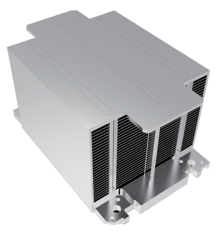 Radiador 3DVC-2U de aluminio refrigerado por aire