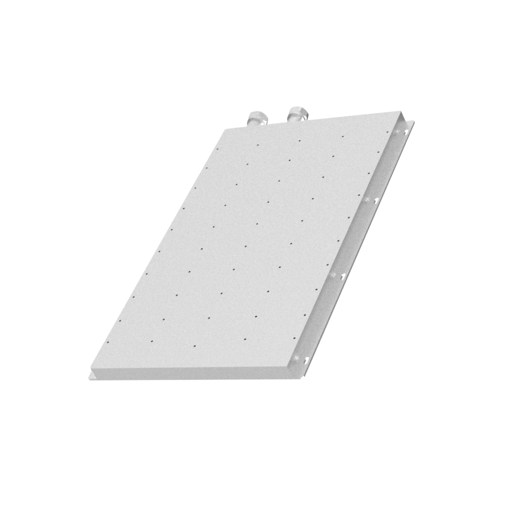 Radiador de aleación de aluminio forjado con canal interno y refrigeración líquida